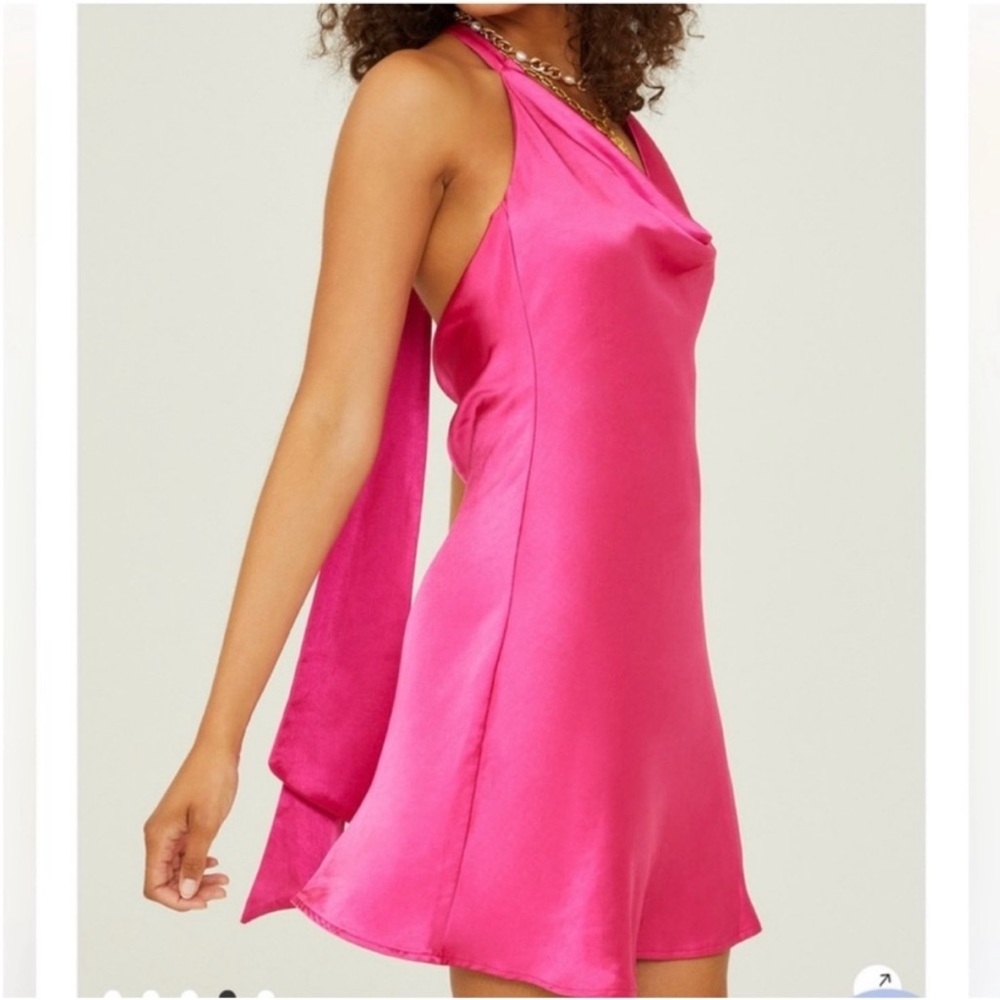 Altar'd State Daphne Pink Mini Dress
